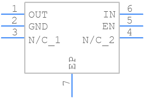 LP3990SD-1.2/NOPB - Texas Instruments - PCB symbol