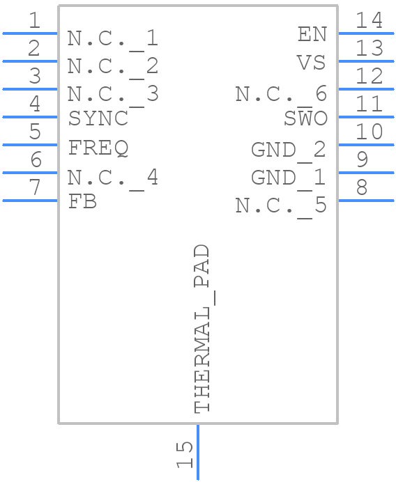 TLF50211ELXUMA1 - Infineon - PCB symbol