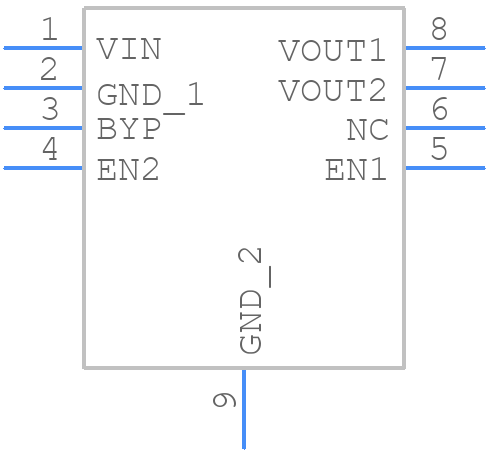 MIC5350-SGYMT-TR - Microchip - PCB symbol