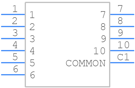 56P36-01-1-08N - Grayhill - PCB symbol