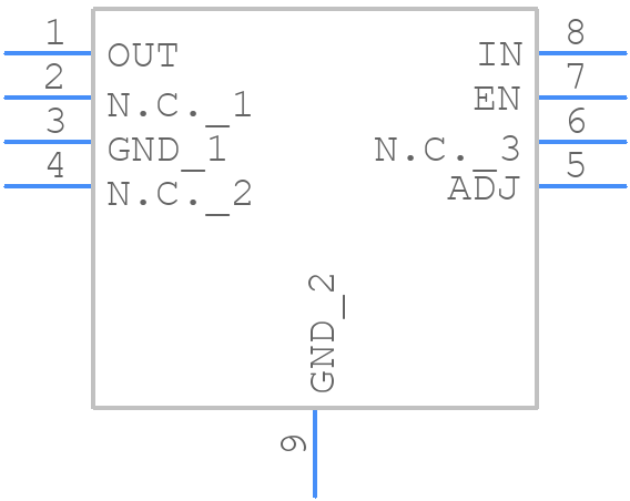 TLS115B0EJXUMA1 - Infineon - PCB symbol