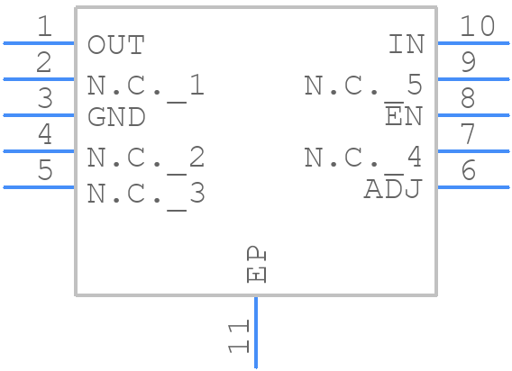 TLS115B0LDXUMA1 - Infineon - PCB symbol