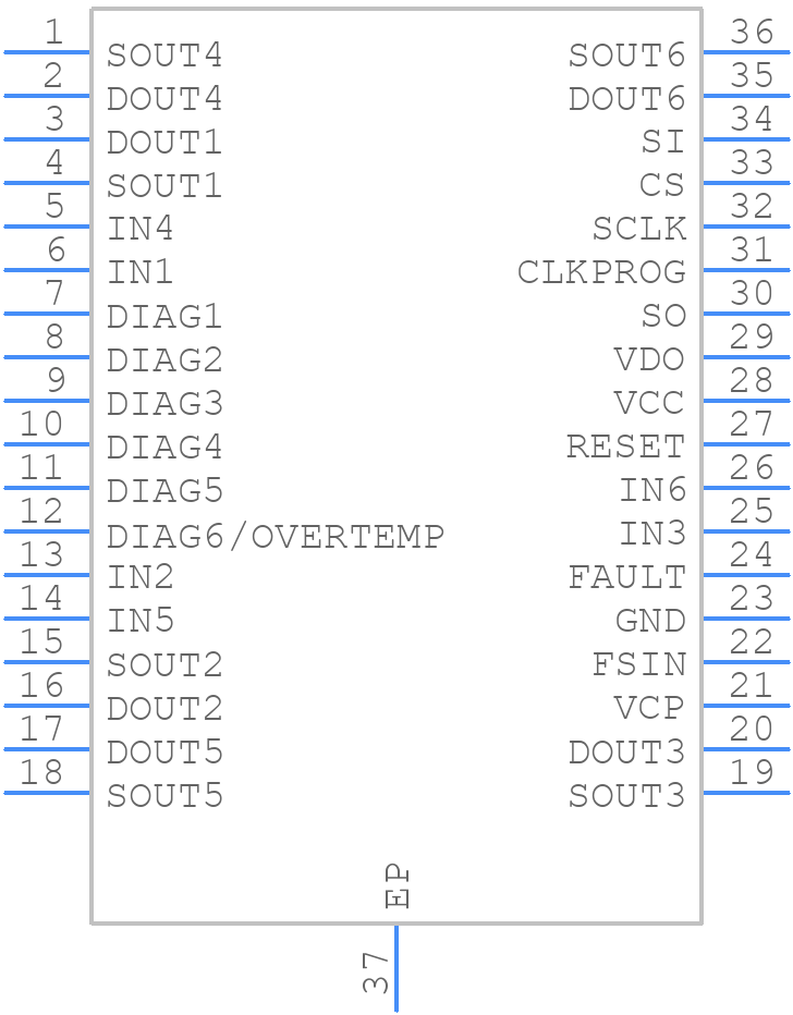 TLE6288R - Infineon - PCB symbol