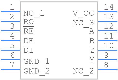 ISL3150EIBZ-T - Renesas Electronics - PCB symbol