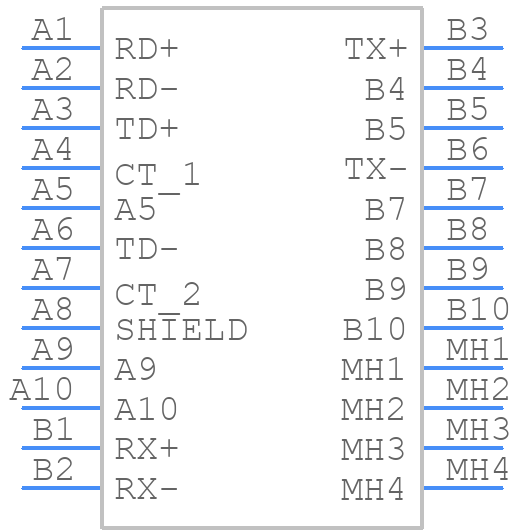 ARJ21A-MCSA-LU2 - ABRACON - PCB symbol