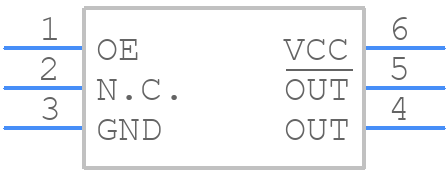 SG5032VAN 250.000000M-KEGA3 - Epson Timing - PCB symbol