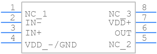 TLC2201CDG4 - Texas Instruments - PCB symbol