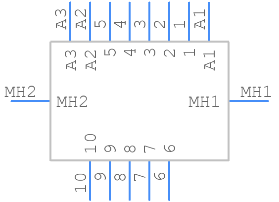 684S13W3103L461 - NorComp - PCB symbol