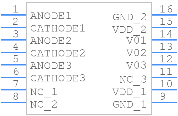 ACSL-6300-50TE - Avago Technologies - PCB symbol