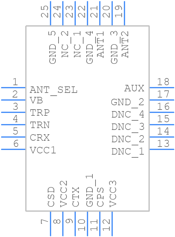 SE2436L-R - Skyworks - PCB symbol