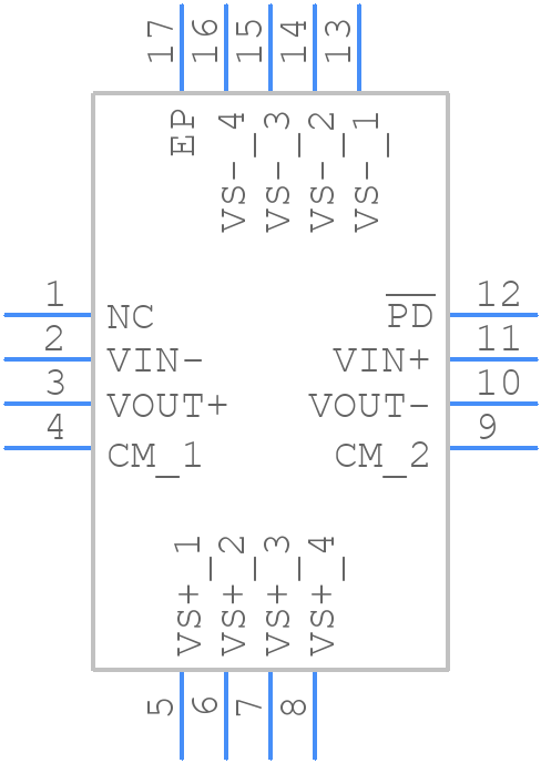 THS4520RGTTG4 - Texas Instruments - PCB symbol