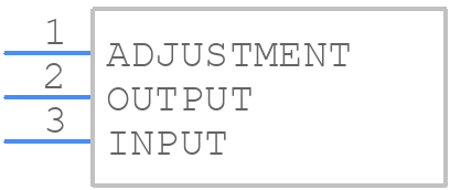 NJM317F - Nisshinbo - PCB symbol