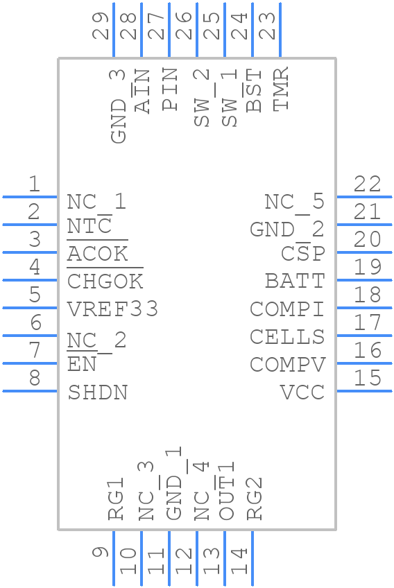 MP2619EV-LF-P - Monolithic Power Systems (MPS) - PCB symbol