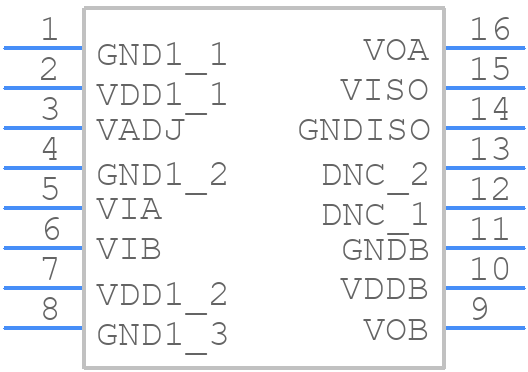 ADUM5230ARWZ - Analog Devices - PCB symbol