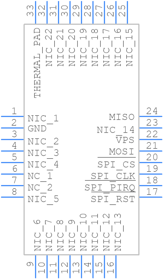 ST33TPHF20SPI - STMicroelectronics - PCB symbol