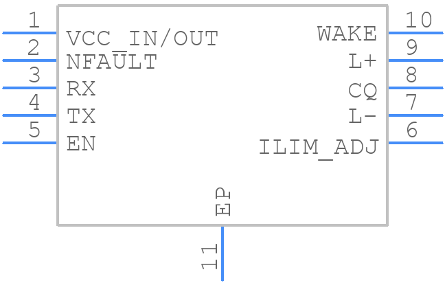 TIOL111DMWR - Texas Instruments - PCB symbol