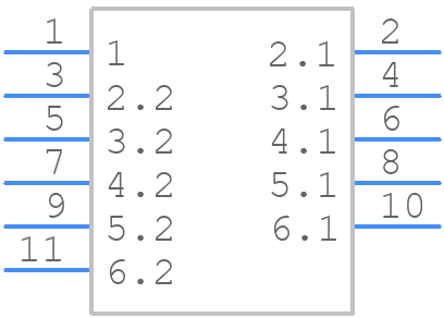 9155006401006 - Kyocera AVX - PCB symbol