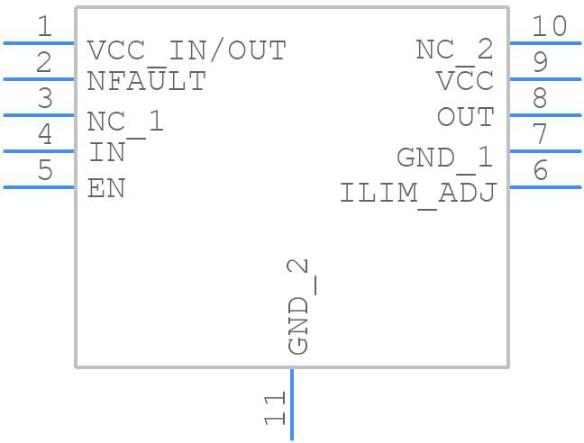 TIOS1013DMWR - Texas Instruments - PCB symbol