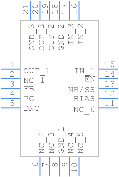 PS7A5401QRGRRQ1 - Texas Instruments - PCB symbol