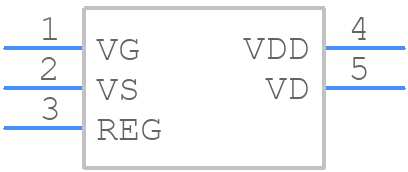 PUC24612-2DBVR - Texas Instruments - PCB symbol