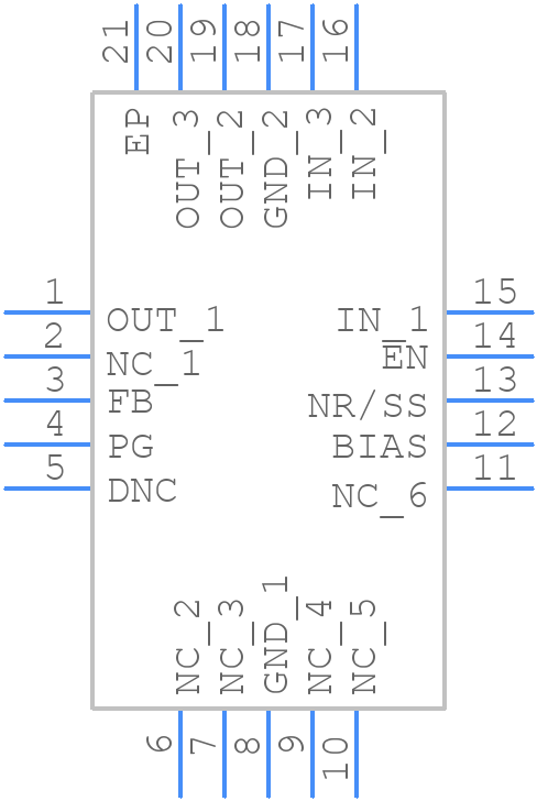 PS7A5301QRGRRQ1 - Texas Instruments - PCB symbol