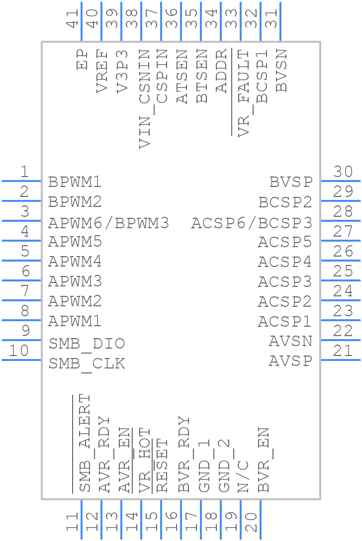 TPS53681RSBT - Texas Instruments - PCB symbol