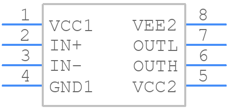 UCC5350SBDR - Texas Instruments - PCB symbol
