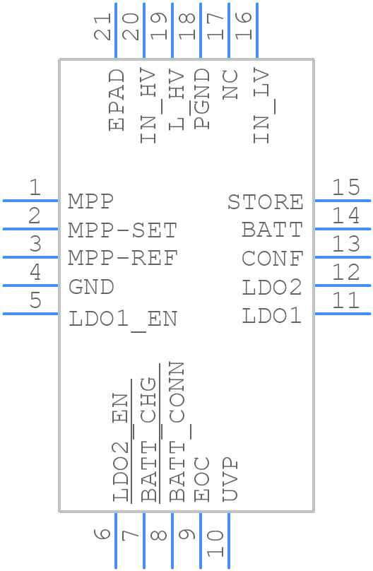 SPV1050TTR - STMicroelectronics - PCB symbol