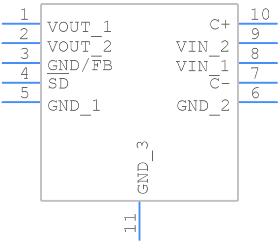 LM2750SDX-5.0/NOPB - Texas Instruments - PCB symbol