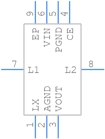 XCL219B333FR-G - Torex - PCB symbol
