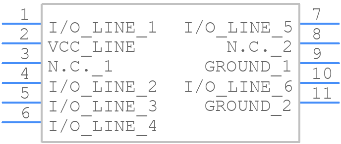CDDFN10-0506N - Bourns - PCB symbol