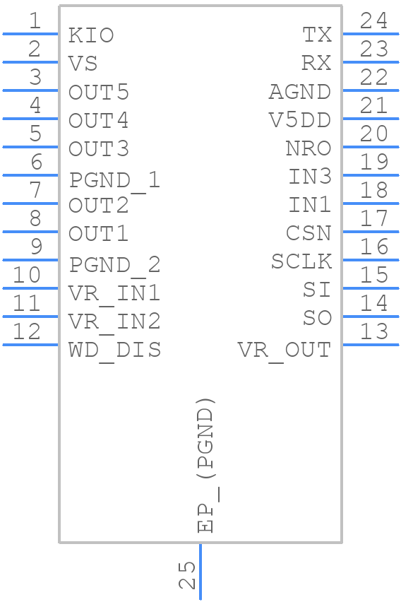 TLE8080EMXUMA1 - Infineon - PCB symbol