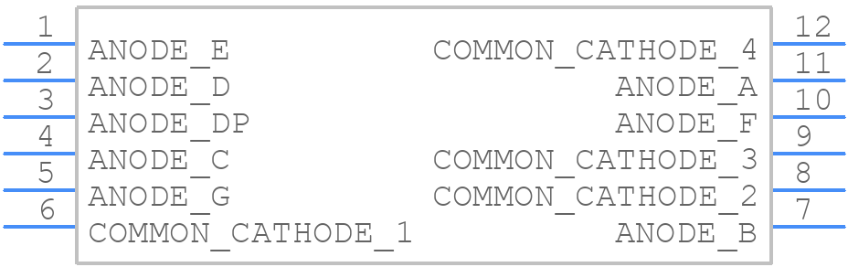 OSL-40562-LX - OptoSupply - PCB symbol