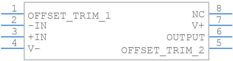 OPA130UA/2K5G4 - Texas Instruments - PCB symbol