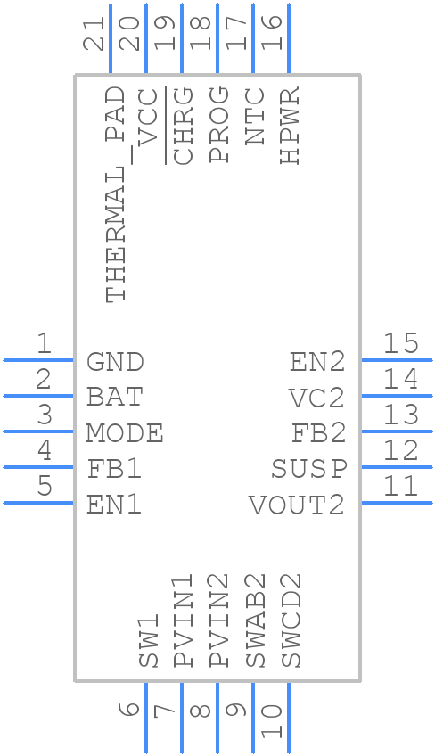 LTC3558EUD#PBF - Analog Devices - PCB symbol