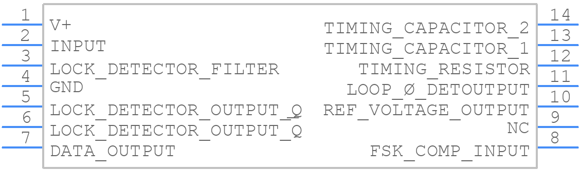 NJM2211M - Nisshinbo - PCB symbol