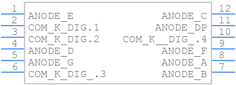 KW4-521CVA - Luckylight - PCB symbol