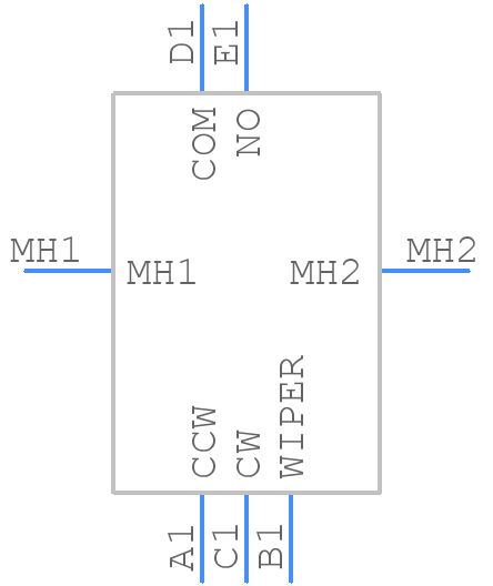 EC11E1534408 - ALPS Electric - PCB symbol