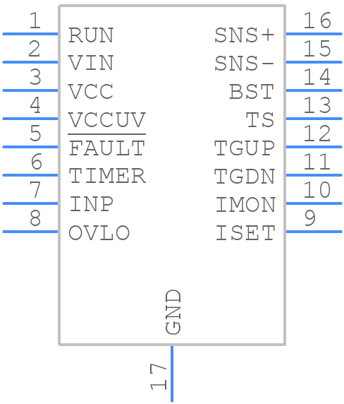 LTC7003EMSE#TRPBF - Analog Devices - PCB symbol