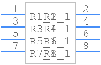 CAT16-221J8LF - Bourns - PCB symbol