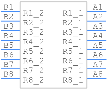 CAT16-000J8LF - Bourns - PCB symbol