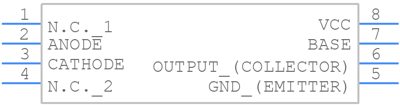 TLP2403 - Toshiba - PCB symbol