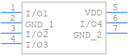 AZC015-04F.R7G - Amazing Elec - PCB symbol
