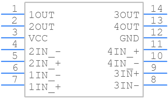 LP339DR - Texas Instruments - PCB symbol