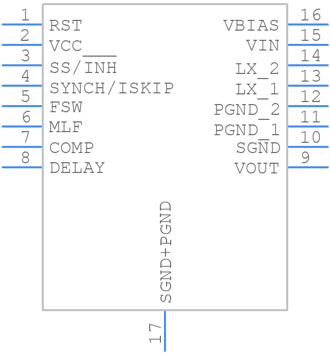A6986F3V3TR - STMicroelectronics - PCB symbol
