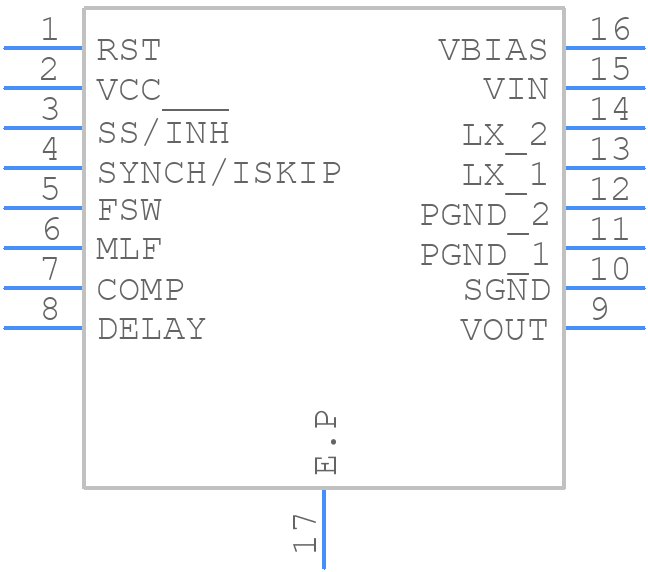 A6985F3V3 - STMicroelectronics - PCB symbol