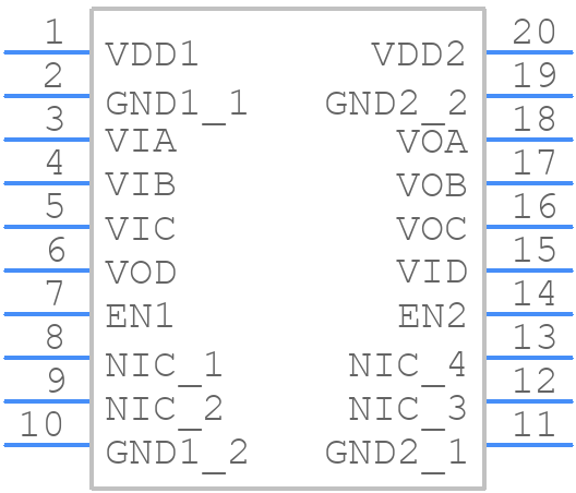 ADUM1441ARSZ - Analog Devices - PCB symbol