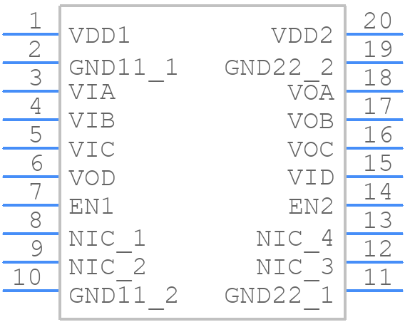 ADUM1441ARSZ-RL7 - Analog Devices - PCB symbol