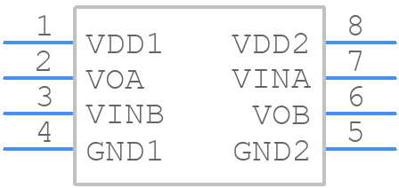 FOD8012AR2 - onsemi - PCB symbol