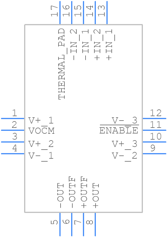 LTC6400CUD-26#PBF - Analog Devices - PCB symbol